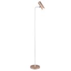 Brun golvlampa modern, Kaso, med brytare
