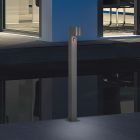 Antracit golvlampa utomhus med rörelsesensor modern, Laurien, IP44