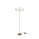 Mässing golvlampa modern, Remy, 31W, 3000K LED, med brytare