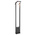Antracit golvlampa utomhus solcell modern, Maku, 5W, white switch LED, IP65