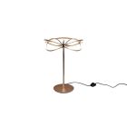 Mässing bordslampa modern, Remy, 20W, 3000K LED, med brytare