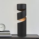 Svart bordslampa design, Marouan, med brytare