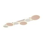 Vit plafond modern, Vasiliki, 3 stegs dimmer