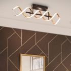 Mässing taklampa design, Sylvian, 41W, varm till kall vit justerbar LED, 3 stegs dimmer