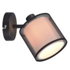 Antracit väggspotlight modern, Mirle