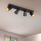 Svart spotlight tak modern, Rawien