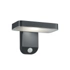 Antracit utomhus vägglampa med rörelsesensor modern, Summer, 4,5W, 3000K LED, IP44