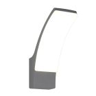 Antracit utelampa modern, Popke, 12,5W, 4000K LED, IP44