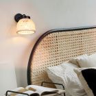 Rotting vägglampa brun, Laut, med brytare