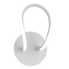 Vit vägglampa design, Marell, 11W, 4000K LED, 3 stegs dimmer