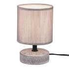 Keramik bordslampa brun, Lola, med brytare