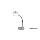 Nickel skrivbordslampa modern, Fabio, 4,5W, 3000K LED, med brytare