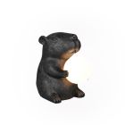 Svart bordslampa modern, Reduan, med brytare