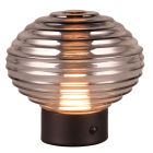 Svart uppladdningsbar bordslampa retro, Walid, 2W, 3000K LED, med beröringsdimmer