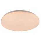 Vit plafond modern, Catherina, 18W, RGBW LED, met fjärrkontroll