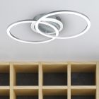 Taupe plafond modern, Semira, 25W, 3000K LED
