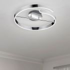 Krom plafond design, Resy, 37W, 4000K LED, 3 stegs dimmer