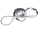 Krom taklampa design, Renso, 28W, 4000K LED, 3 stegs dimmer