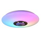 Vit plafond modern, Birgitta, 15,5W, RGBW LED, met fjärrkontroll