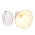 Rotting vägglampa brun, Sijmen, med brytare