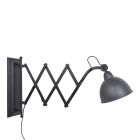 Industri vägglampa svart, Borani