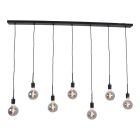 Industri pendellampa matbord svart, Bolb