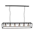 Industri pendellampa matbord svart, Redox