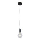Industri fönsterlampa utan skärm svart, Bolb