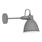 Industri vägglampa grå, Locker