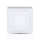 Plast trapphusbelysning vit, Haley, 8W, 3000K LED, IP54