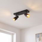 Aluminium spotlight tak svart, Eleno