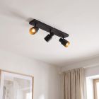 Aluminium spotlight tak svart, Eleno