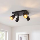 Aluminium spotlight tak svart, Eleno
