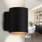 Modern up down vägglampa guld, Dalila