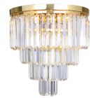 Design taklampa guld, Kajol