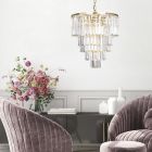 Design fönsterlampa guld, Kajol