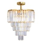 Design taklampa guld, Kajol