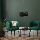 Modern fönsterlampa svart, Tanno