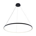 Design fönsterlampa svart, Kubra, 36W, varm till kall vit justerbar LED