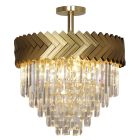Design taklampa guld, Jetske