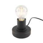 Aluminium bordslampa utan skärm svart, Rika