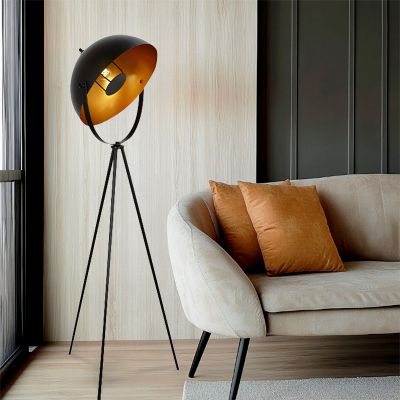 Modern golvlampa guld, Brenna