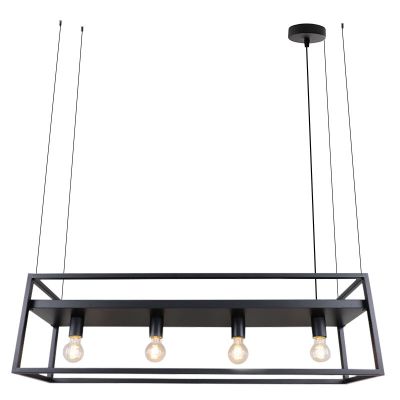 Industri fönsterlampa svart, Frama