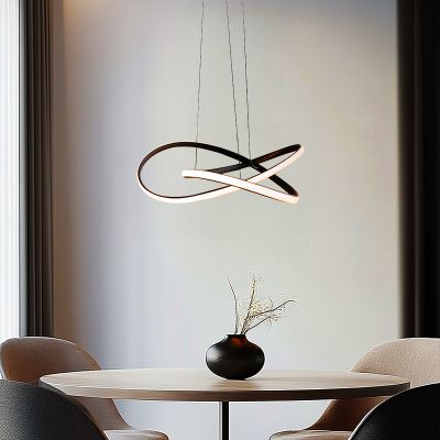 Design fönsterlampa svart, Tanya, 21W, 2700K LED