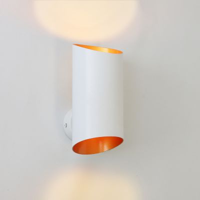 Modern up down vägglampa vit, Dillan