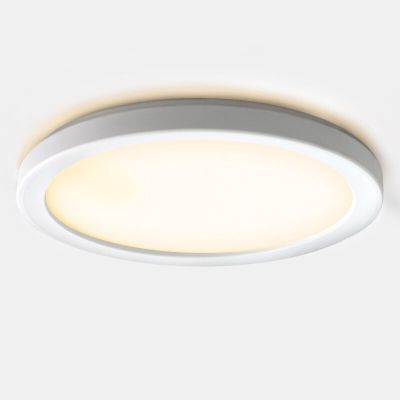 Plast taklampa badrum vit, Shivani, 15W, 3000K LED, IP44
