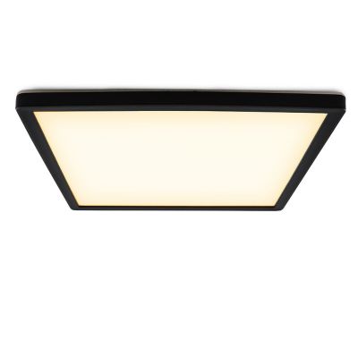 Plast plafond svart, Shona, 22W, 3000K LED, 3 stegs dimmer