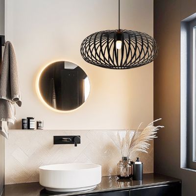 Industri fönsterlampa badrum svart, Lieve, IP44