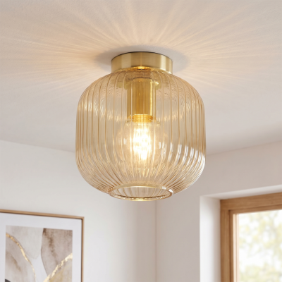 Retro taklampa bärnstensfärgad, Charlois