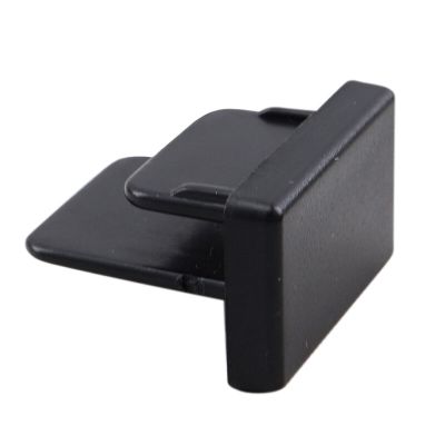 Ändlock, 1-fas, svart